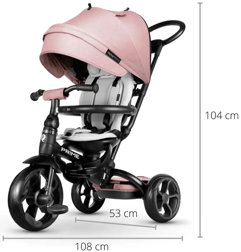 Tricicleta QPlay New Prime (Pink) - 8