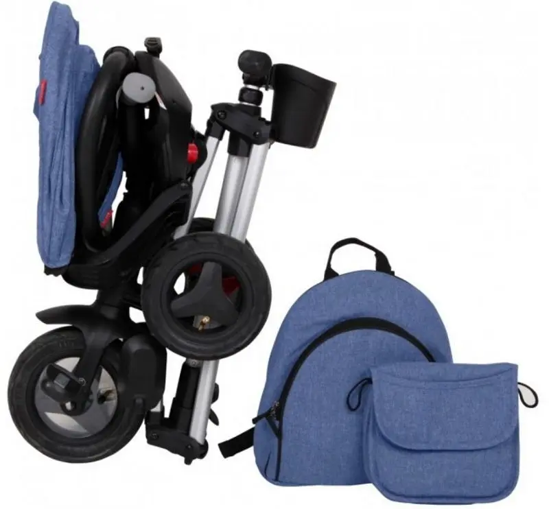 Tricicleta Qplay Nova Air (Blue) - 6
