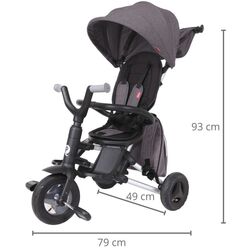 Tricicleta QPlay Nova+ Air (Grey) Thumb