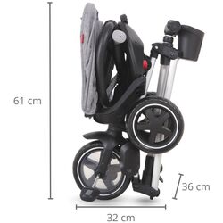 Tricicleta QPlay Nova+ Air (Grey) Thumb
