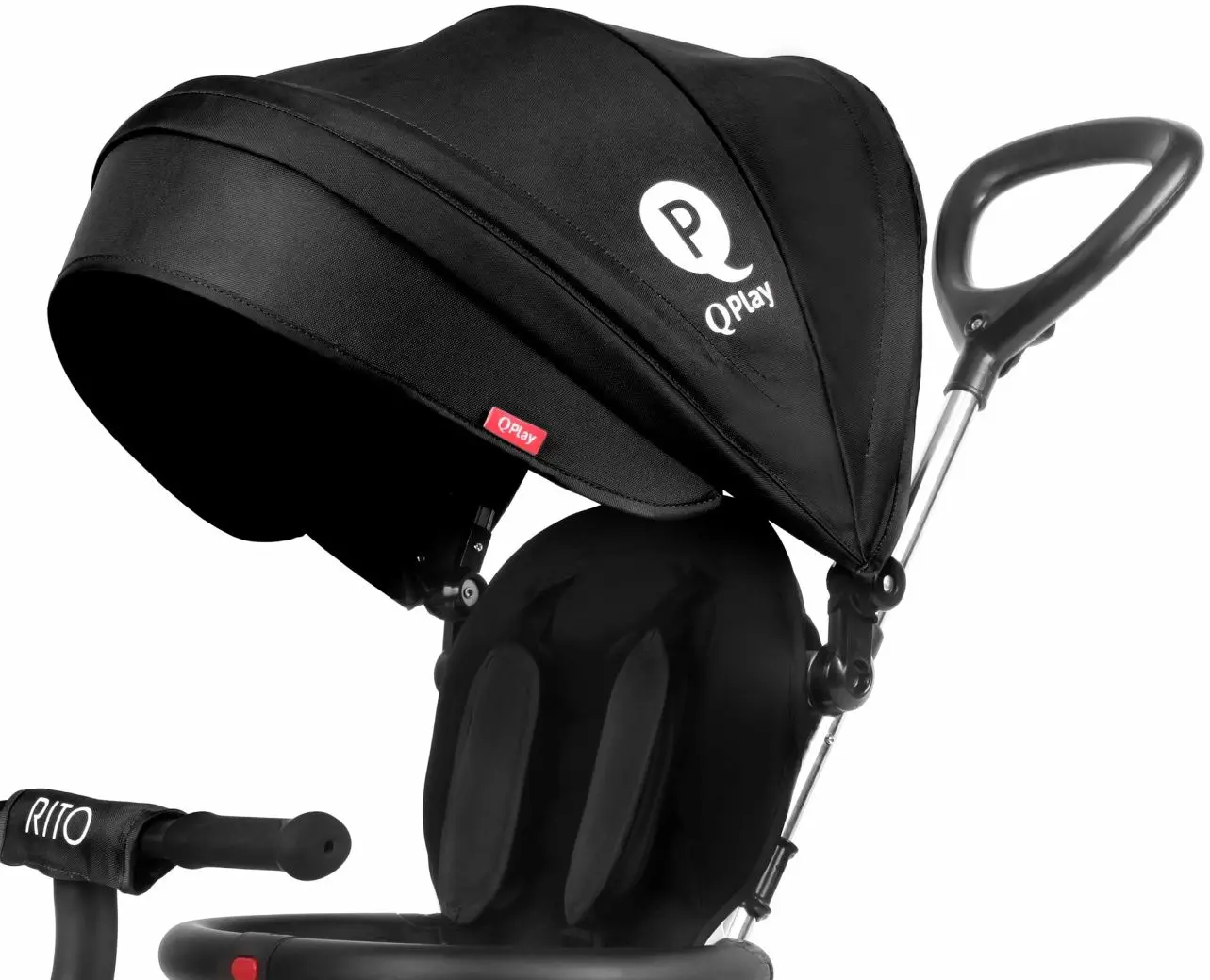 Трехколесный велосипед QPlay Rito (Black) - 7