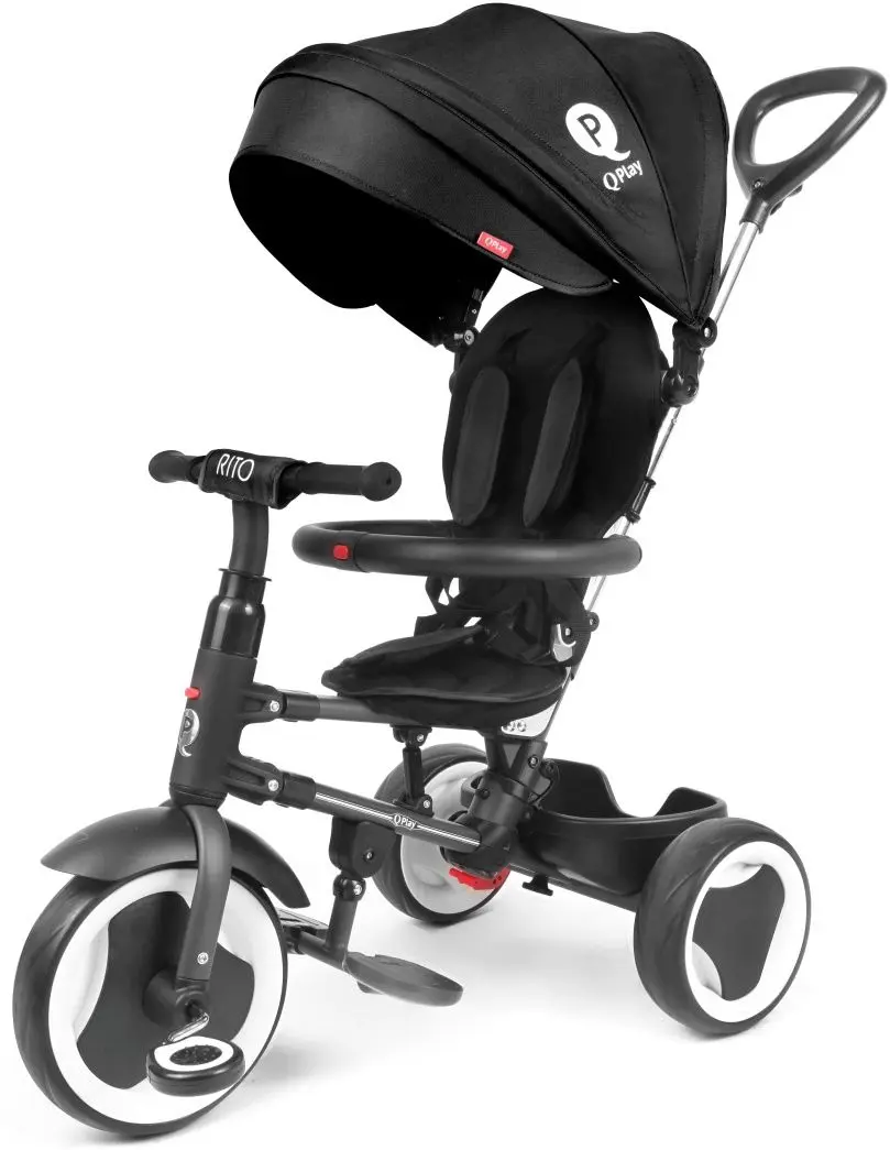 Трехколесный велосипед QPlay Rito (Black)