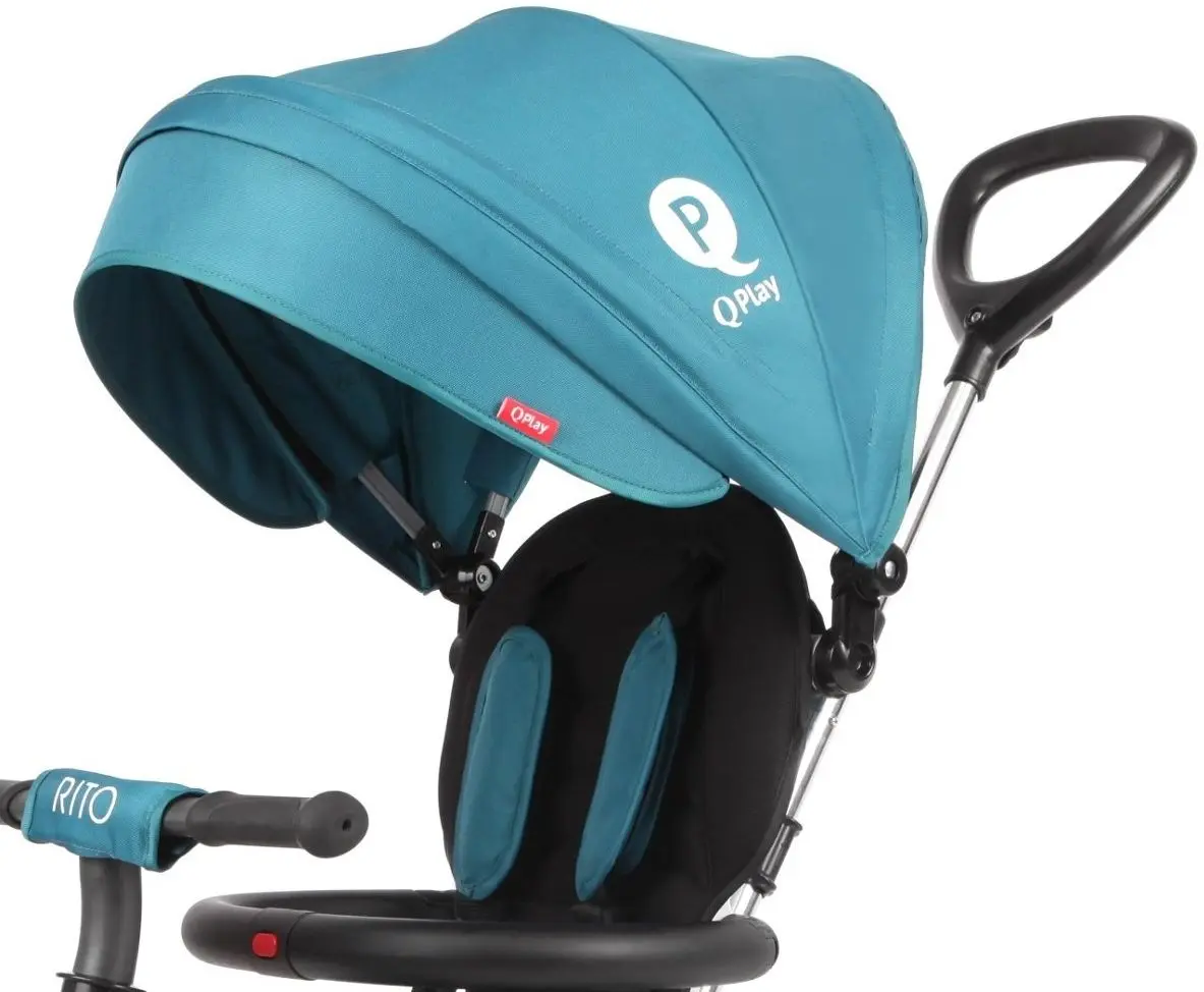 Трехколесный велосипед Qplay Rito (Turquoise) - 4