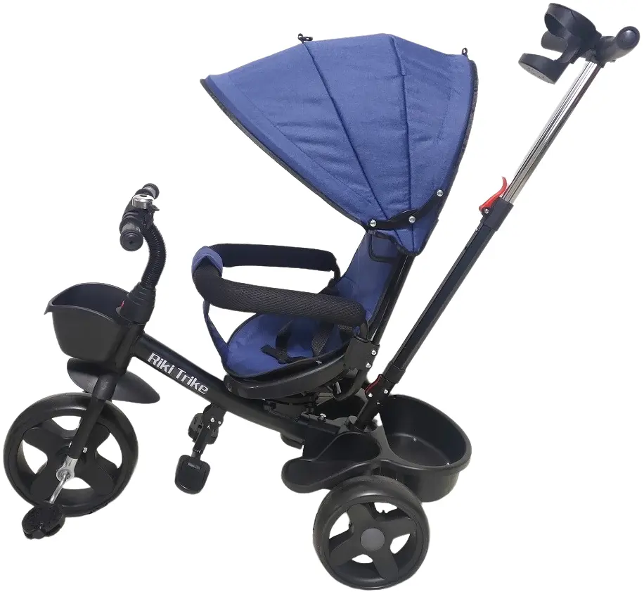 Tricicleta Riki Trike JTR2101/1 (Black/Blue)