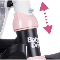 Трехколесный велосипед Smoby Baby Driver Komfort Plus 741501 (Pink) Thumb