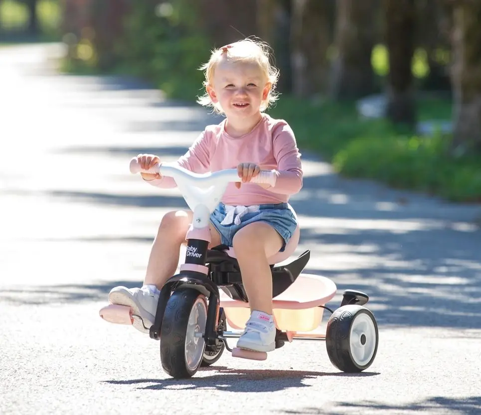 Трехколесный велосипед Smoby Baby Driver Komfort Plus 741501 (Pink)