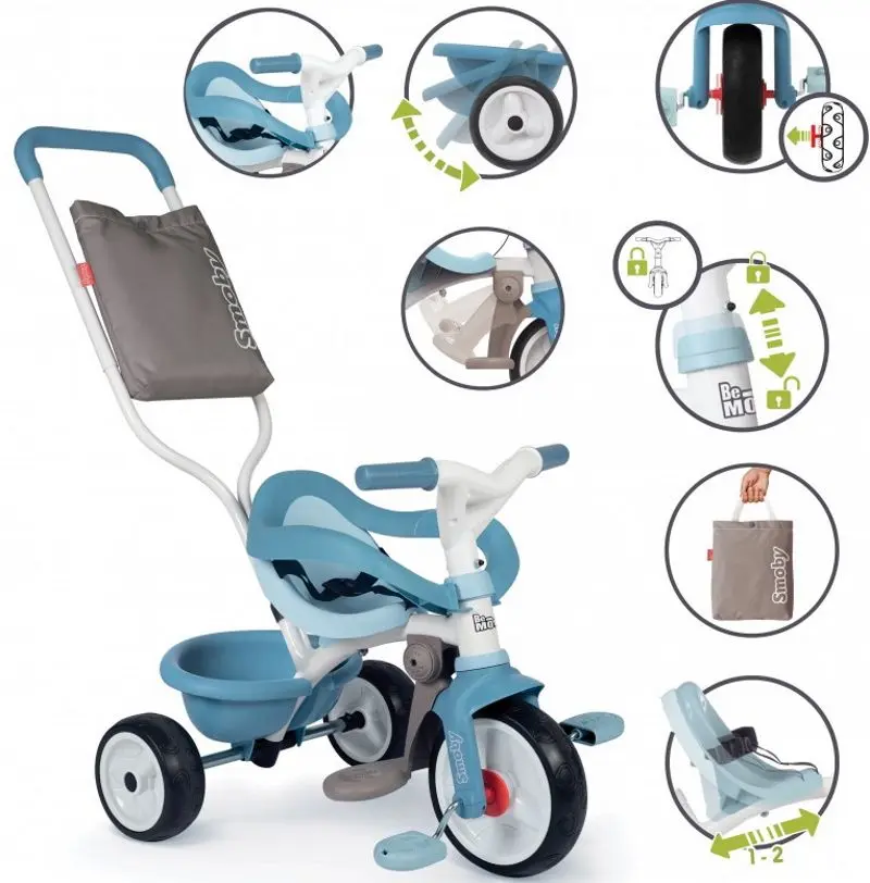 Трехколесный велосипед Smoby Be Move Comfort 740414 (Blue)
