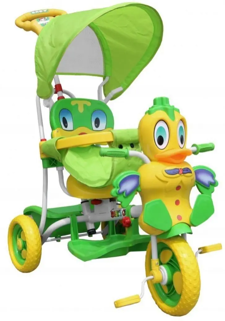 Tricicletă SporTrike Happy Duck (Green) - 3