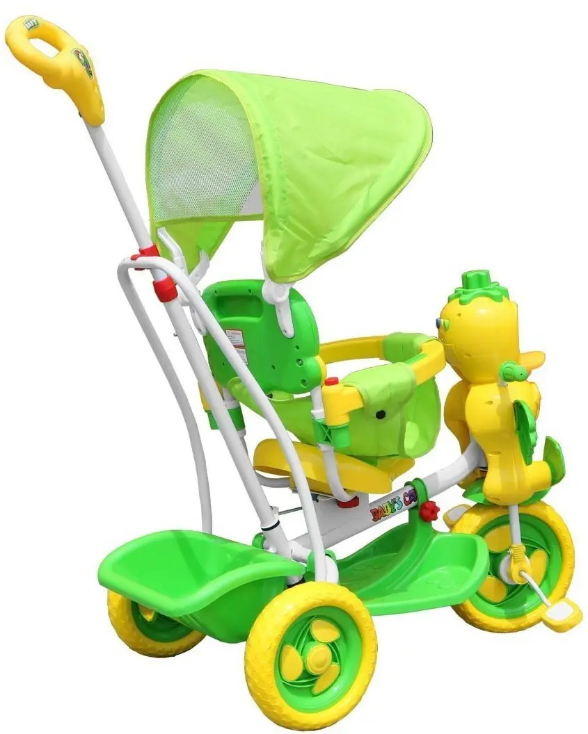 Tricicletă SporTrike Happy Duck (Green) - 4