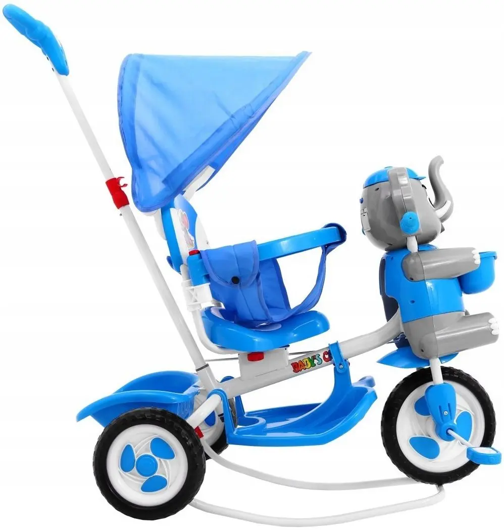 Tricicleta SporTrike Happy Elephant (Blue) - 2
