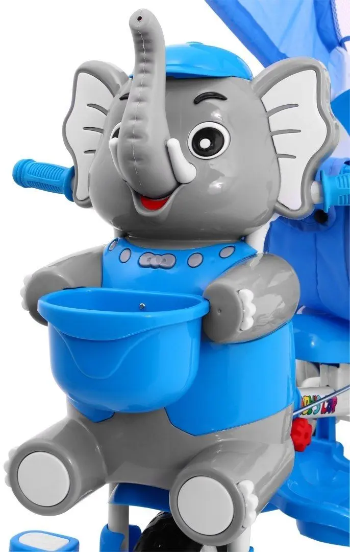 Tricicleta SporTrike Happy Elephant (Blue) - 7