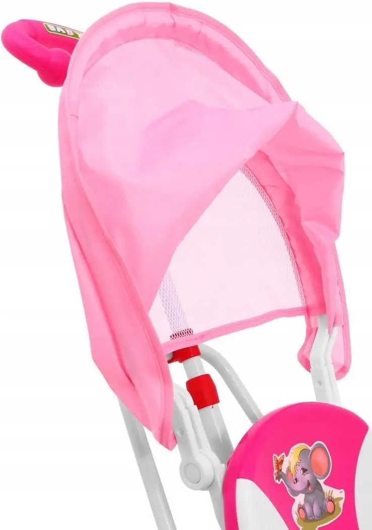 Tricicletă SporTrike Happy Elephant (Pink) - 11