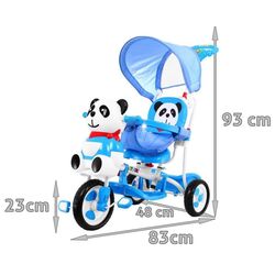 Tricicletă SporTrike Panda A23-2 (Blue) Thumb