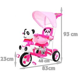 Tricicletă SporTrike Panda A23-2 (Pink) Thumb