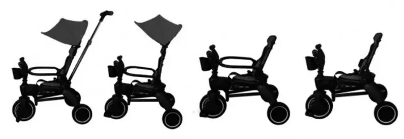 Tricicleta StarMax Travel (Black) - 7