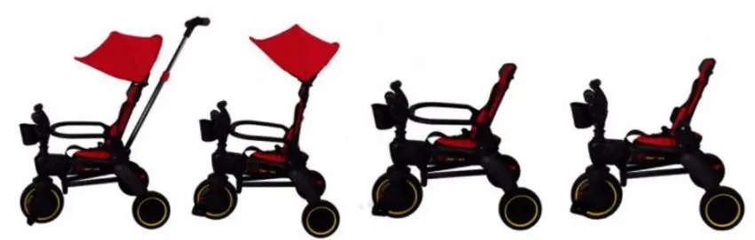 Tricicleta StarMax Travel (Red) - 5