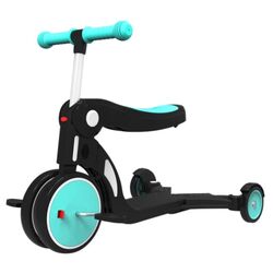 Трехколесный велосипед 5в1 Xiaomi BeBehoo Multifunction Deformation Stroller (Blue/Black)