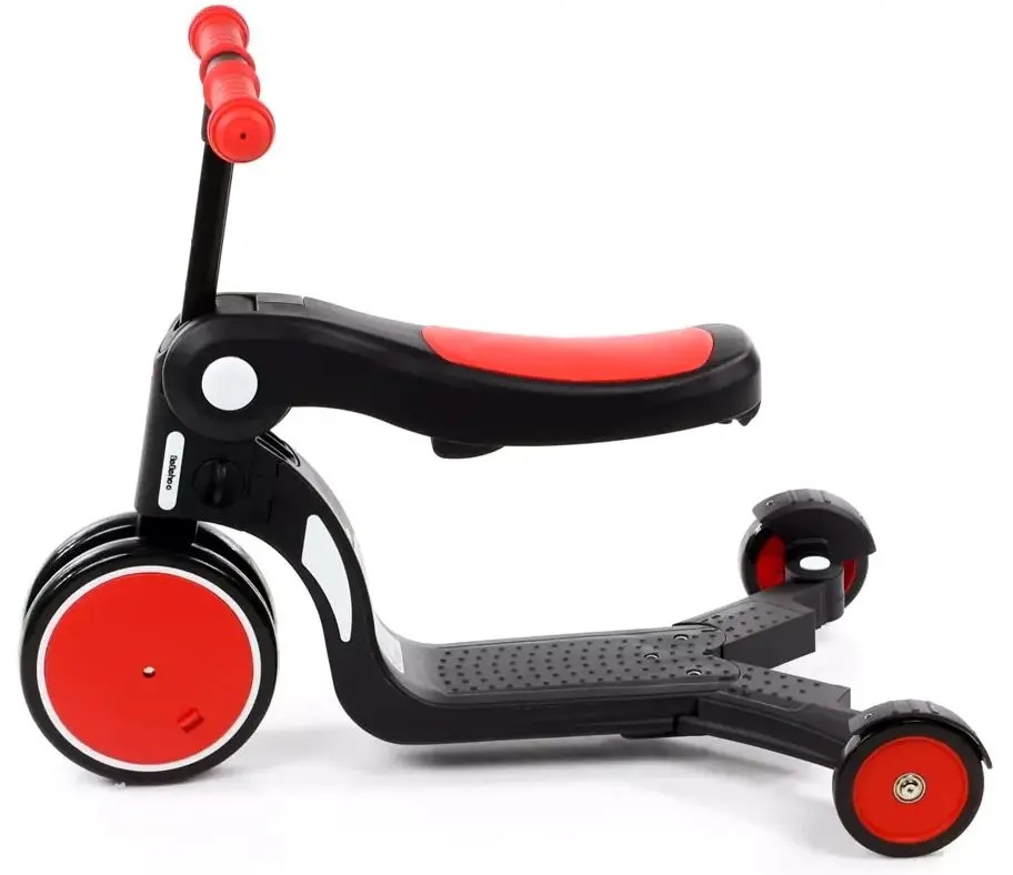 Tricicleta 5in1 Xiaomi BeBehoo Multifunction Deformation Stroller (Red/Black) - 2