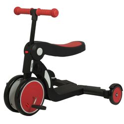Трехколесный велосипед 5в1 Xiaomi BeBehoo Multifunction Deformation Stroller (Red/Black)