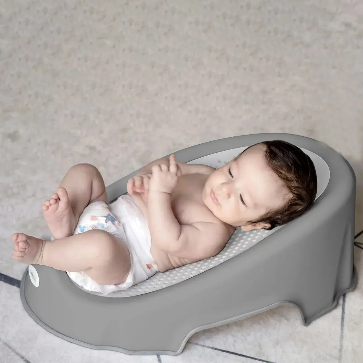 Горка для купания BabyJem Soft Basic (Grey) - 2