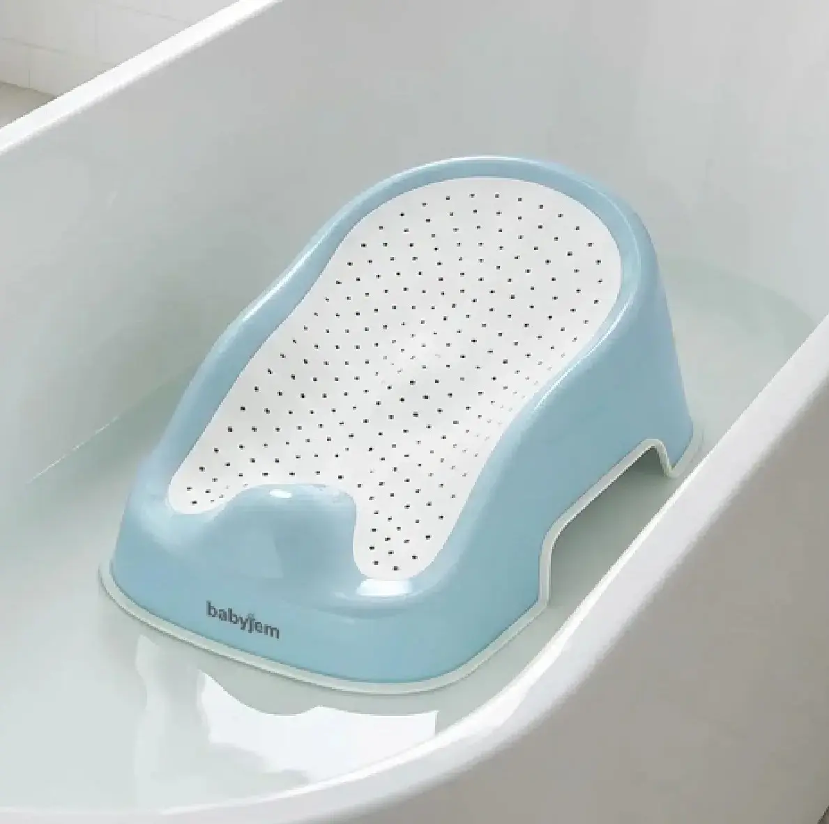 Suport pentru baie BabyJem Soft Touch (Blue) - 3
