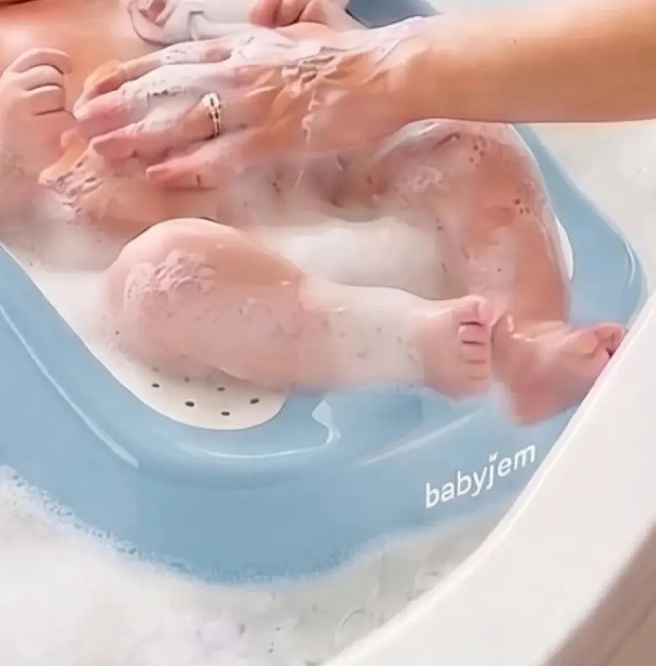 Suport pentru baie BabyJem Soft Touch (Blue) - 4