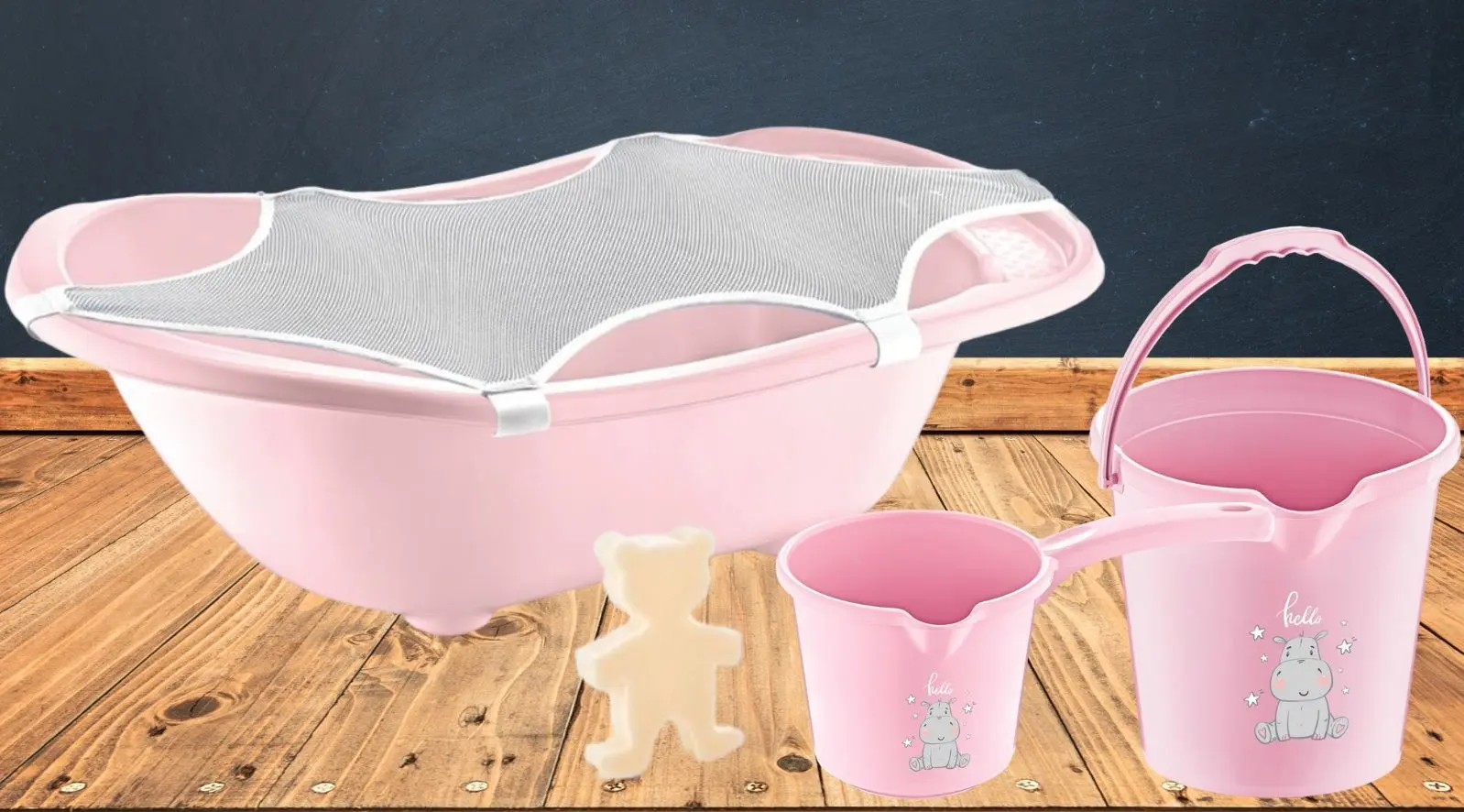 Набор для ванной BabyJem Art-439 (Pink)