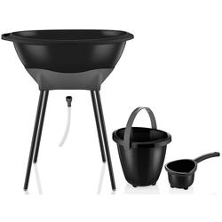 Набор для ванной BabyJem Elegant ART-696 (Black) Thumb