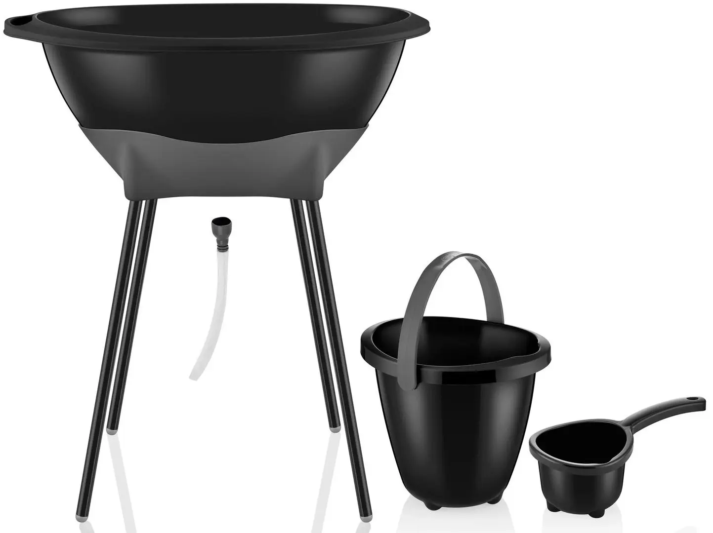 Набор для ванной BabyJem Elegant ART-696 (Black)