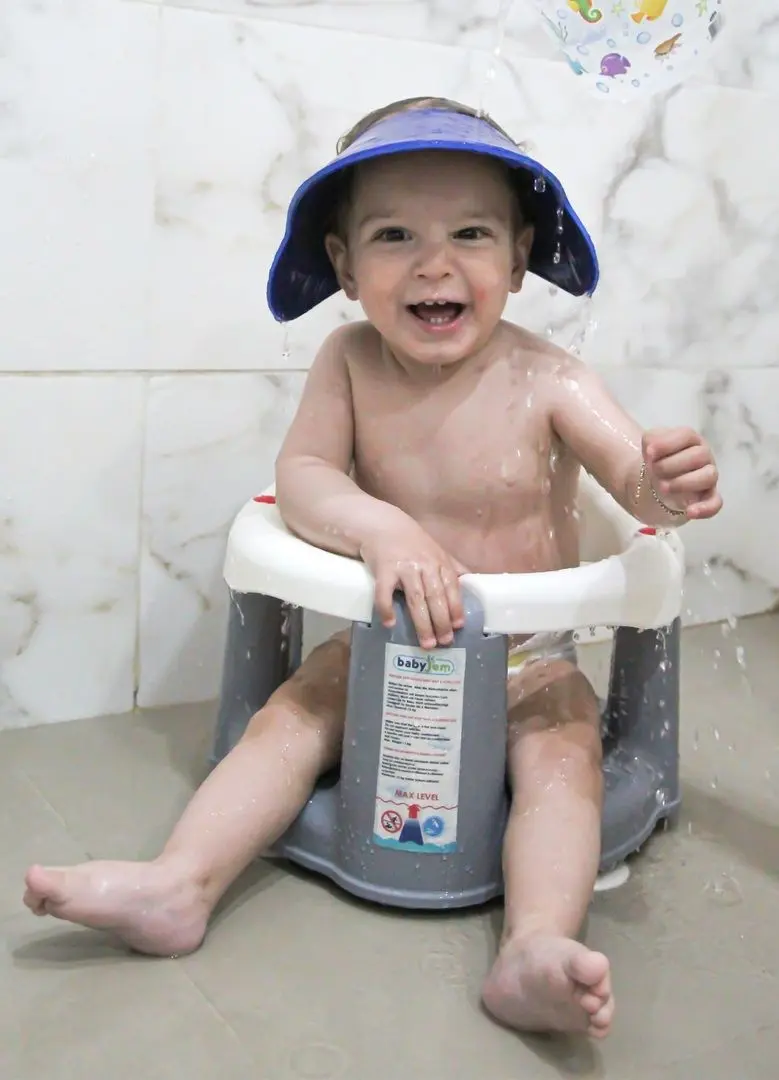 Scaun de baie si hranire BabyJem Art-636 (Blue)