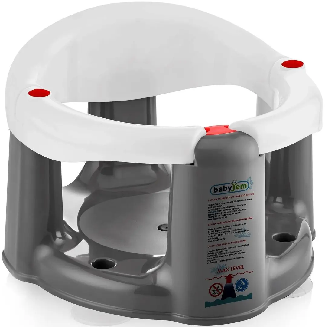 Scaun de baie si hranire BabyJem Art-636 (White)