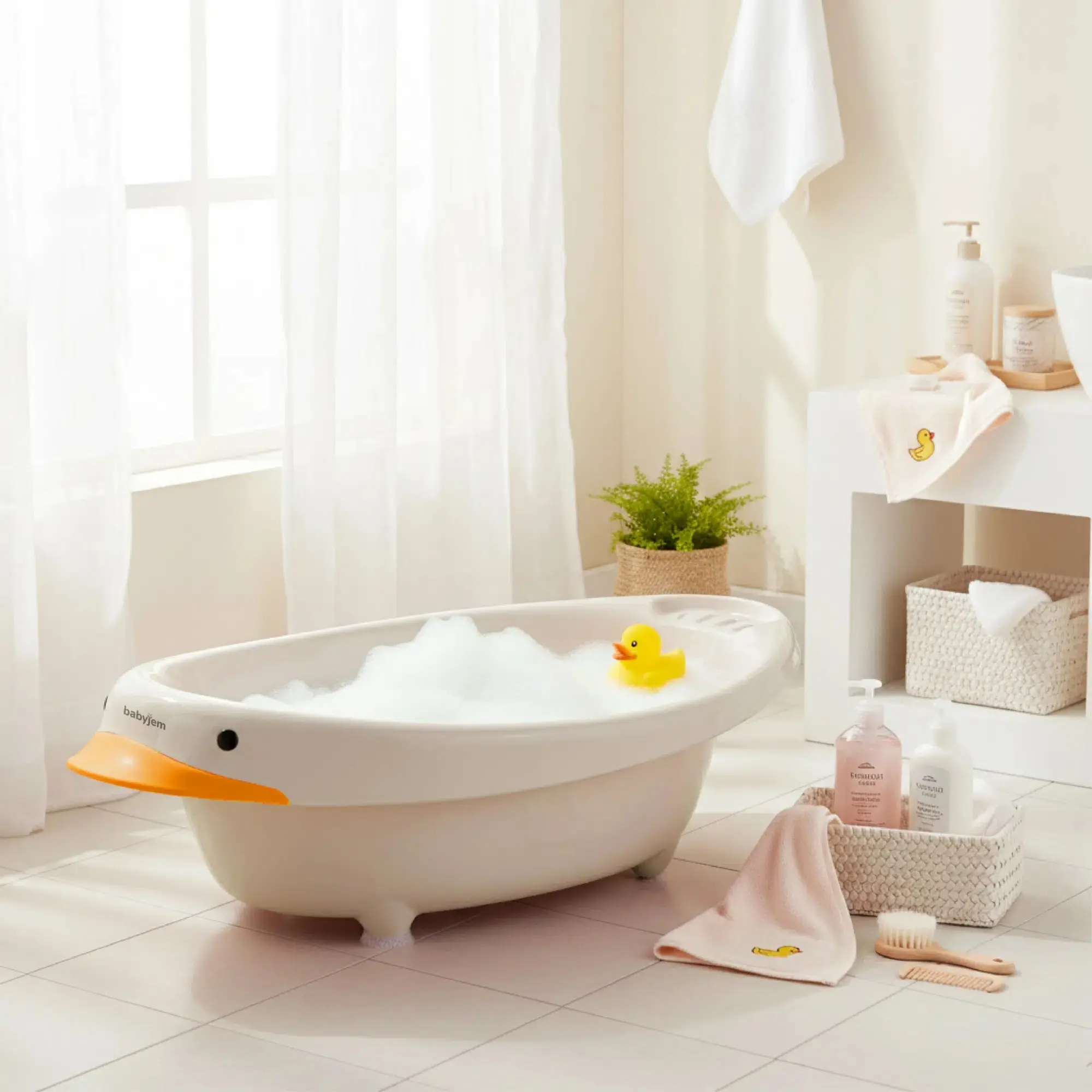 Cadita BabyJem Happy Duck (Beige) - 2