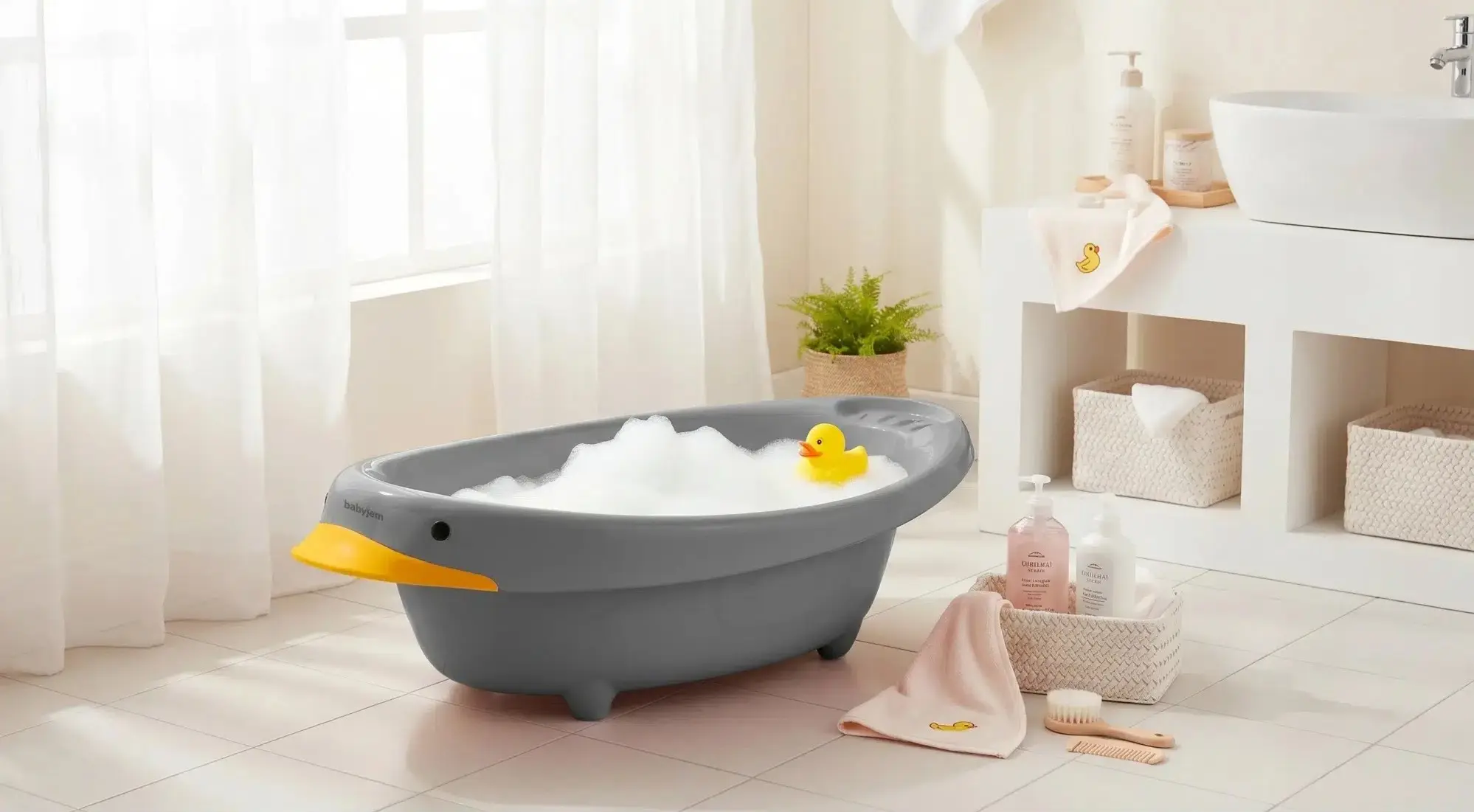 Cadita BabyJem Happy Duck (Grey) - 2