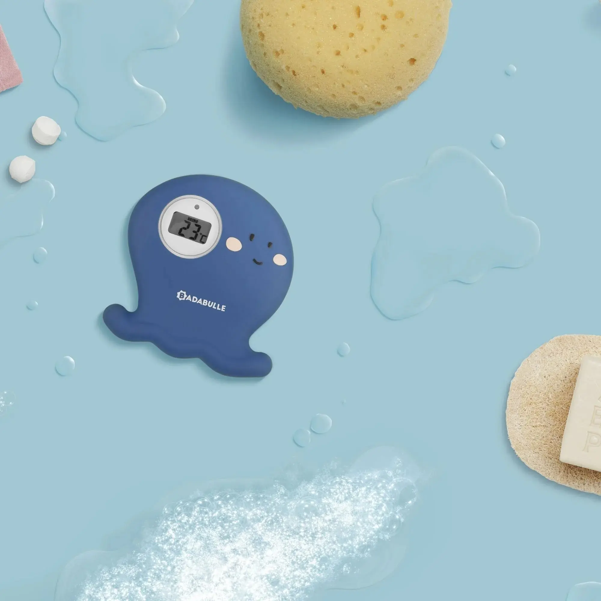 Цифровой термометр для ванной Badabulle Octopus (Blue) - 3