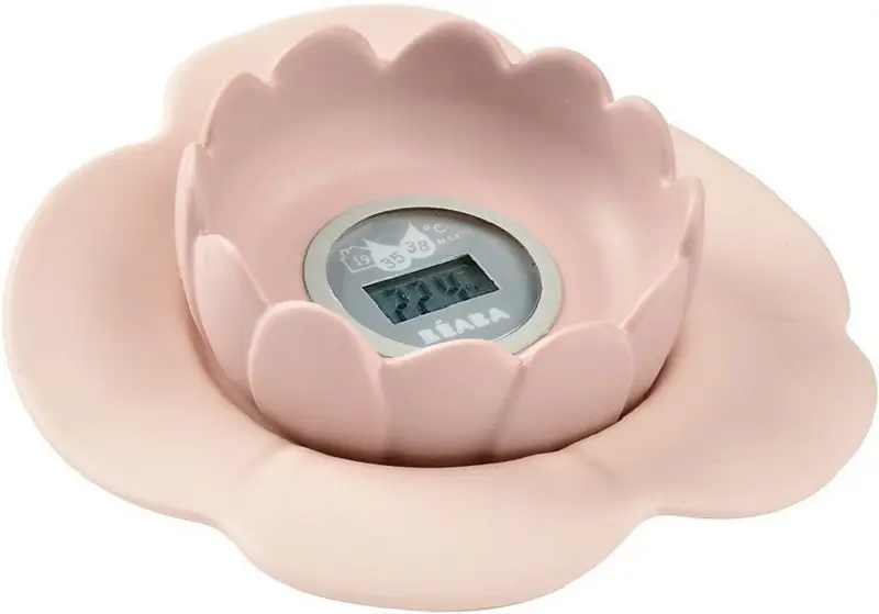 Termometru digital pentru baie Beaba Lotus (Old Pink) - 2