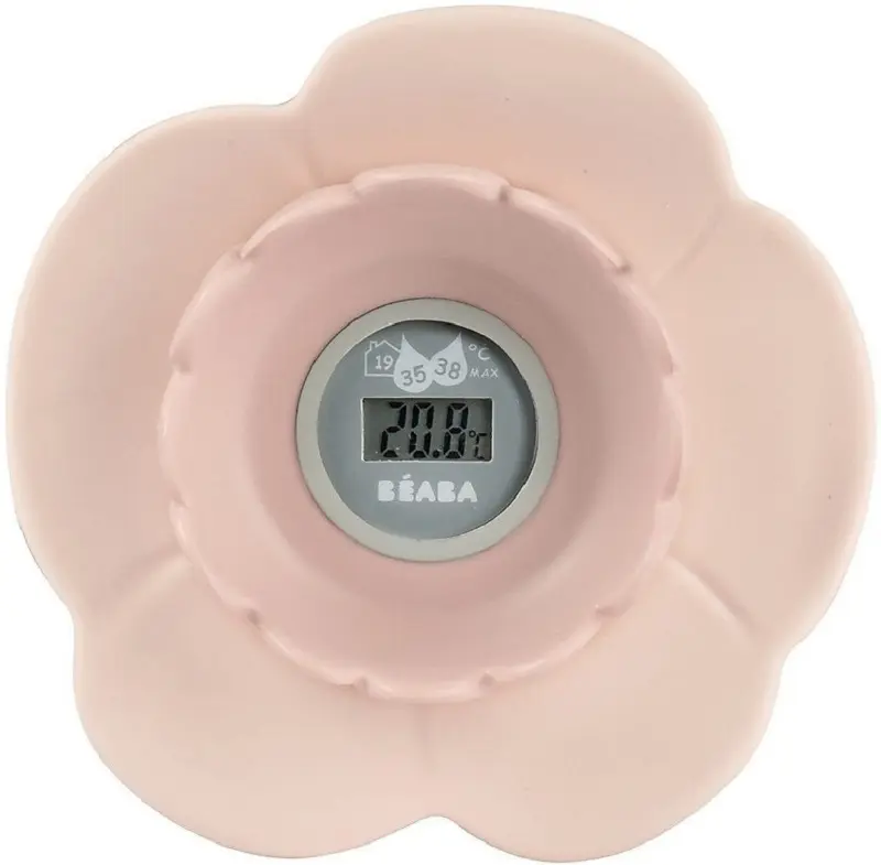 Termometru digital pentru baie Beaba Lotus (Old Pink)