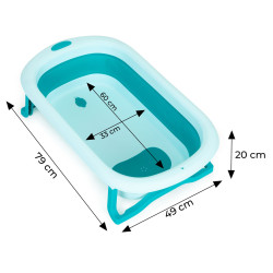 Детская складная ванночка Ecotoys HA-B37 (Blue) Thumb