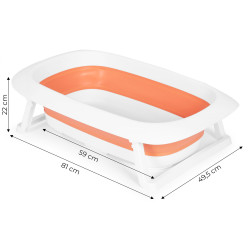 Складная ванночка Ecotoys HA-B31 (Orange) Thumb