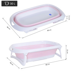 Складная ванночка Homcom 400-010PK (Pink) Thumb