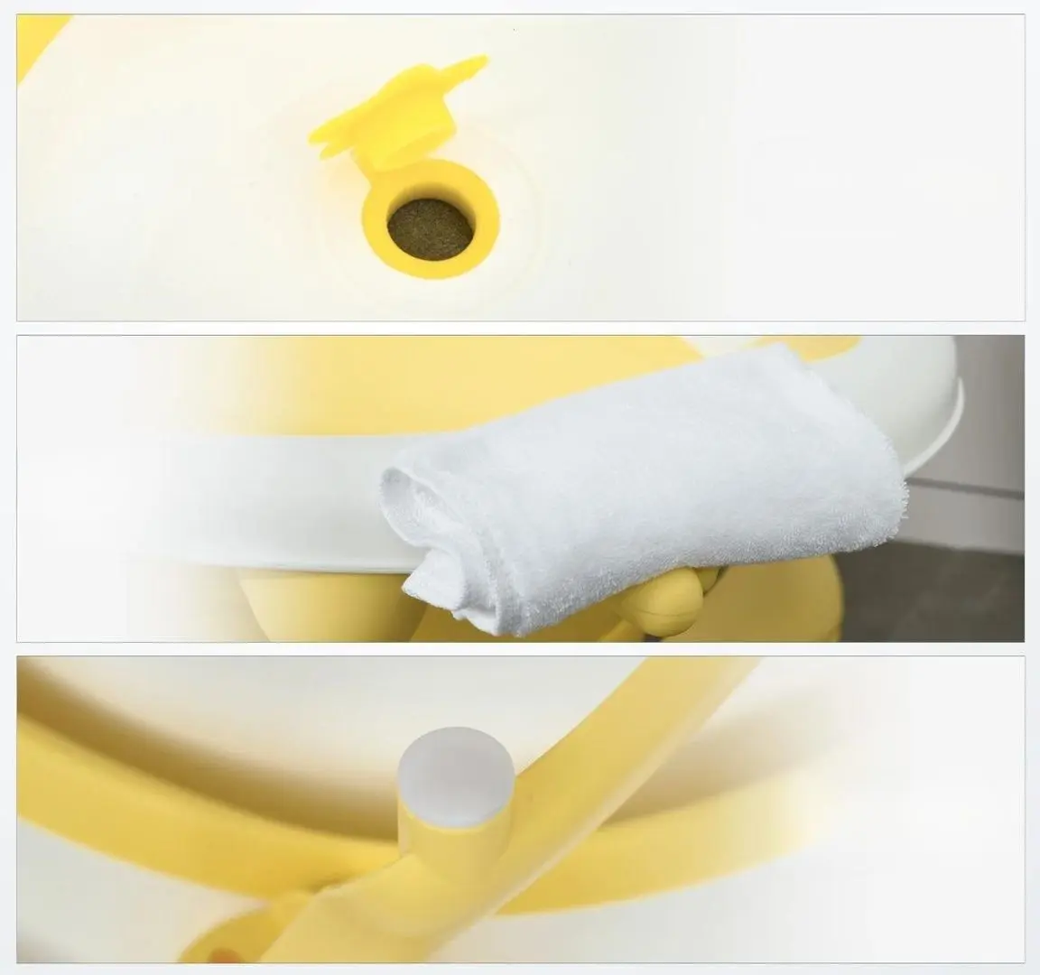 Складная ванночка Homcom 400-014YL (Yellow)