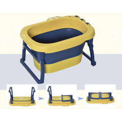 Складная ванночка Homcom 400-016YL (Yellow/Blue) Thumb