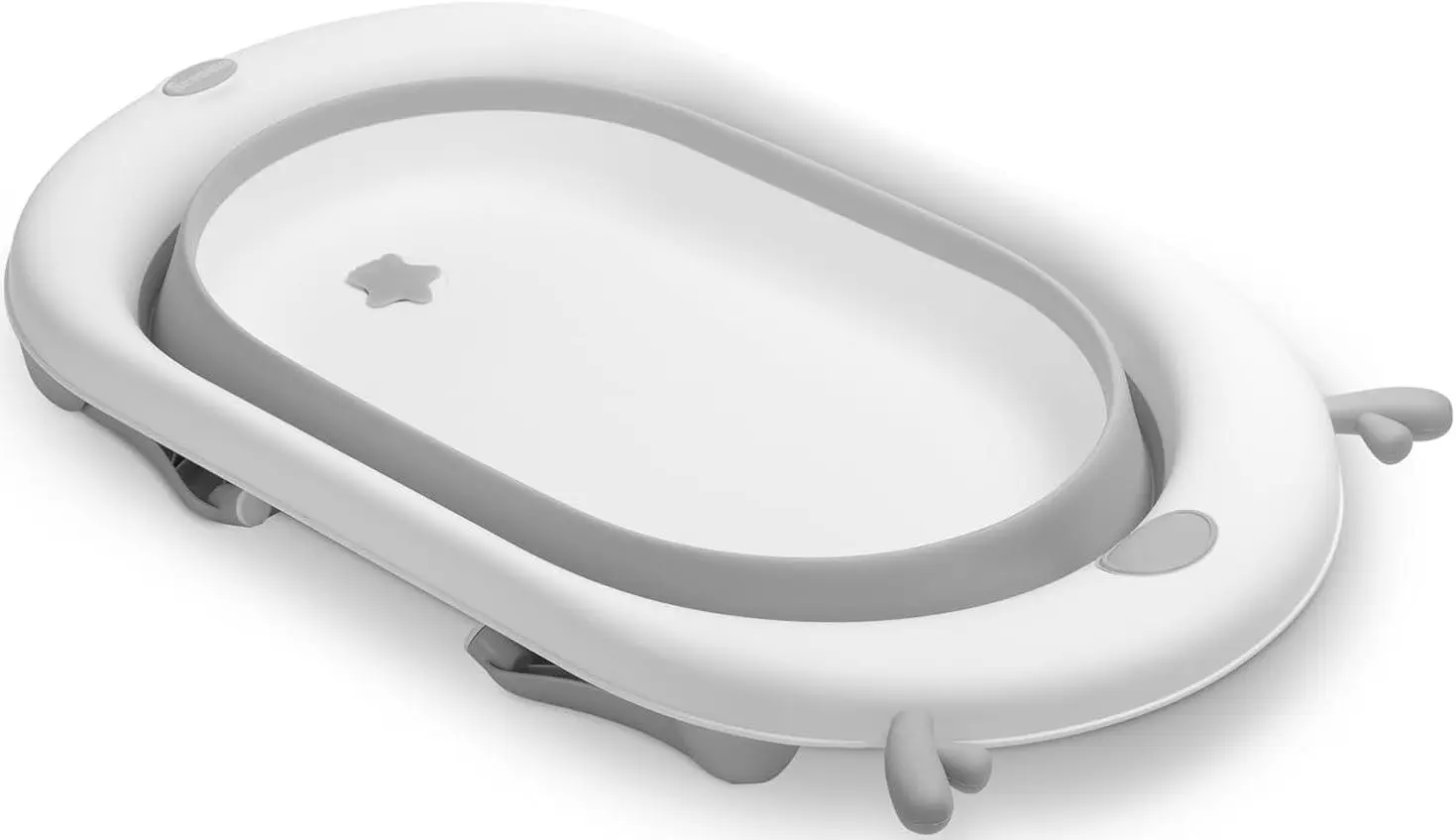 Cadita pliabila Kikka Boo Foldy (Grey/White)