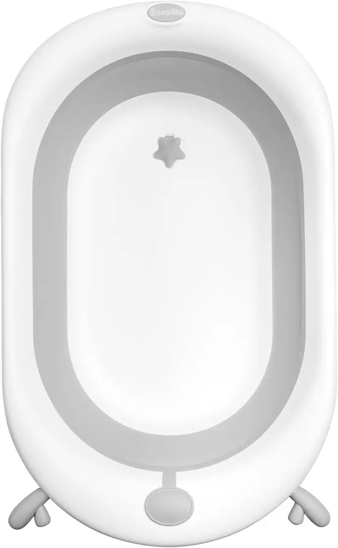 Cadita pliabila Kikka Boo Foldy (Grey/White)