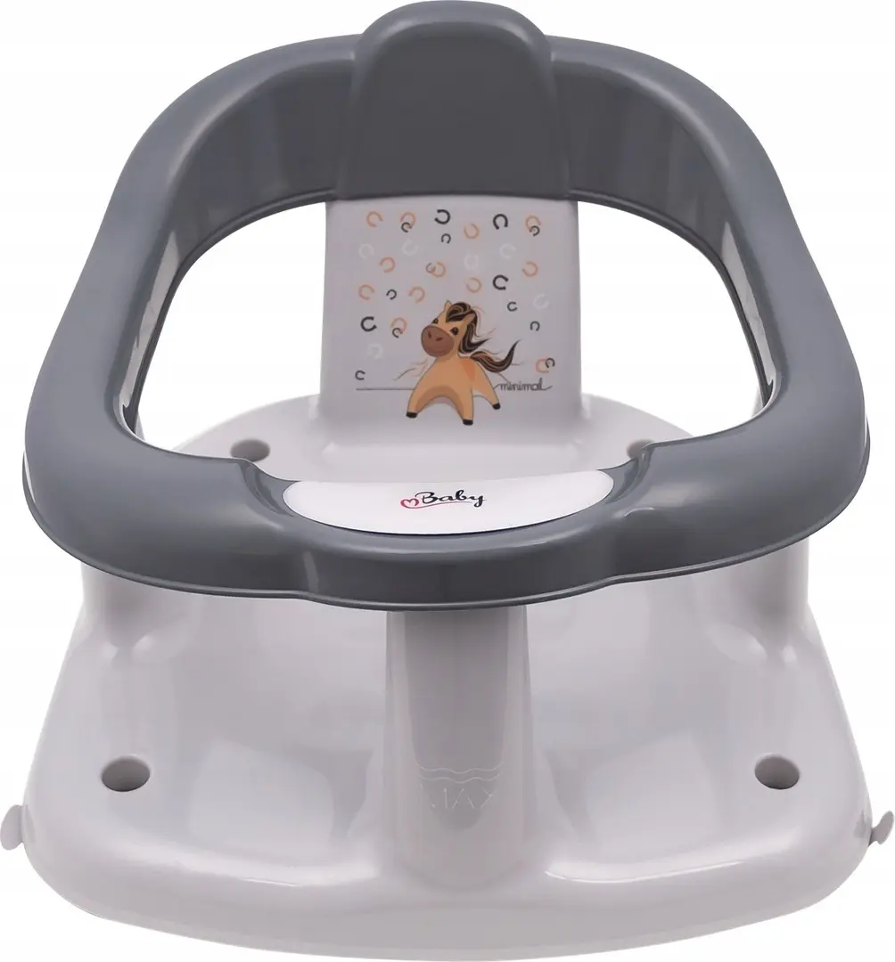 Scaun de baie Maltex Pony Minimal (Steel Grey)