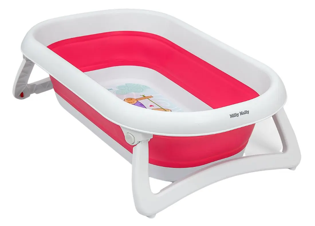 Cadita pliabila pentru copii Milly Mally Aqua (Pink)