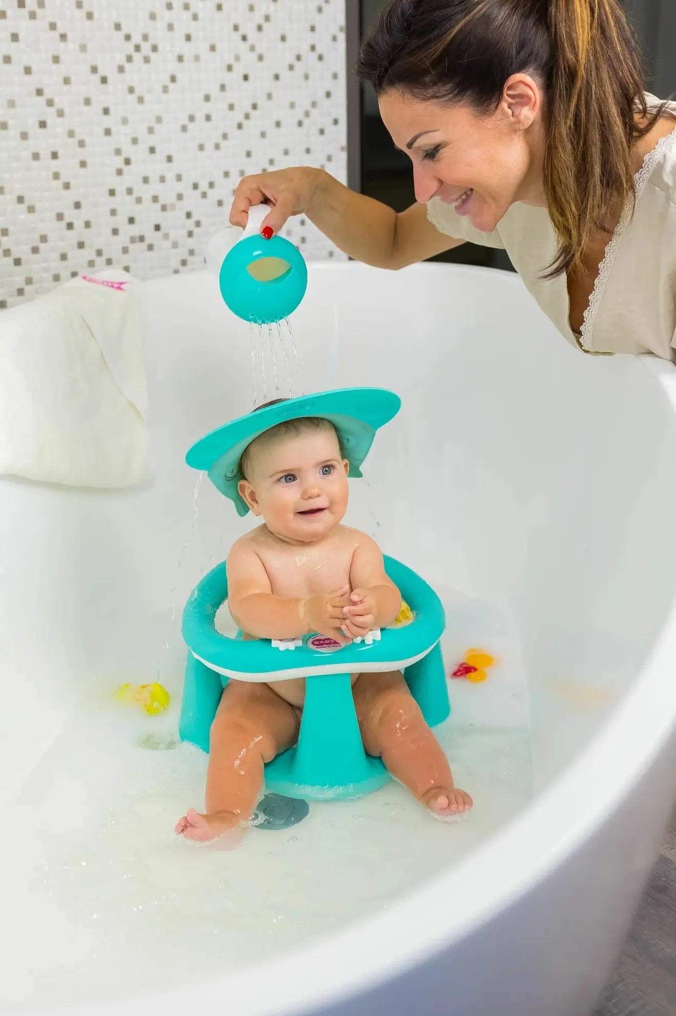 Стульчик для купания OK Baby Flipper Evolution (White)