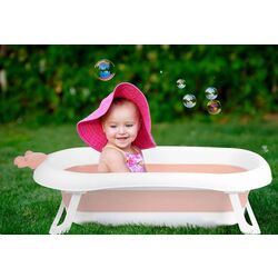 Детская складная ванночка Ricokids RK-280 (White/Pink) Thumb