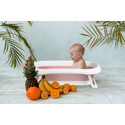 Детская складная ванночка Ricokids RK-280 (White/Pink) Thumb