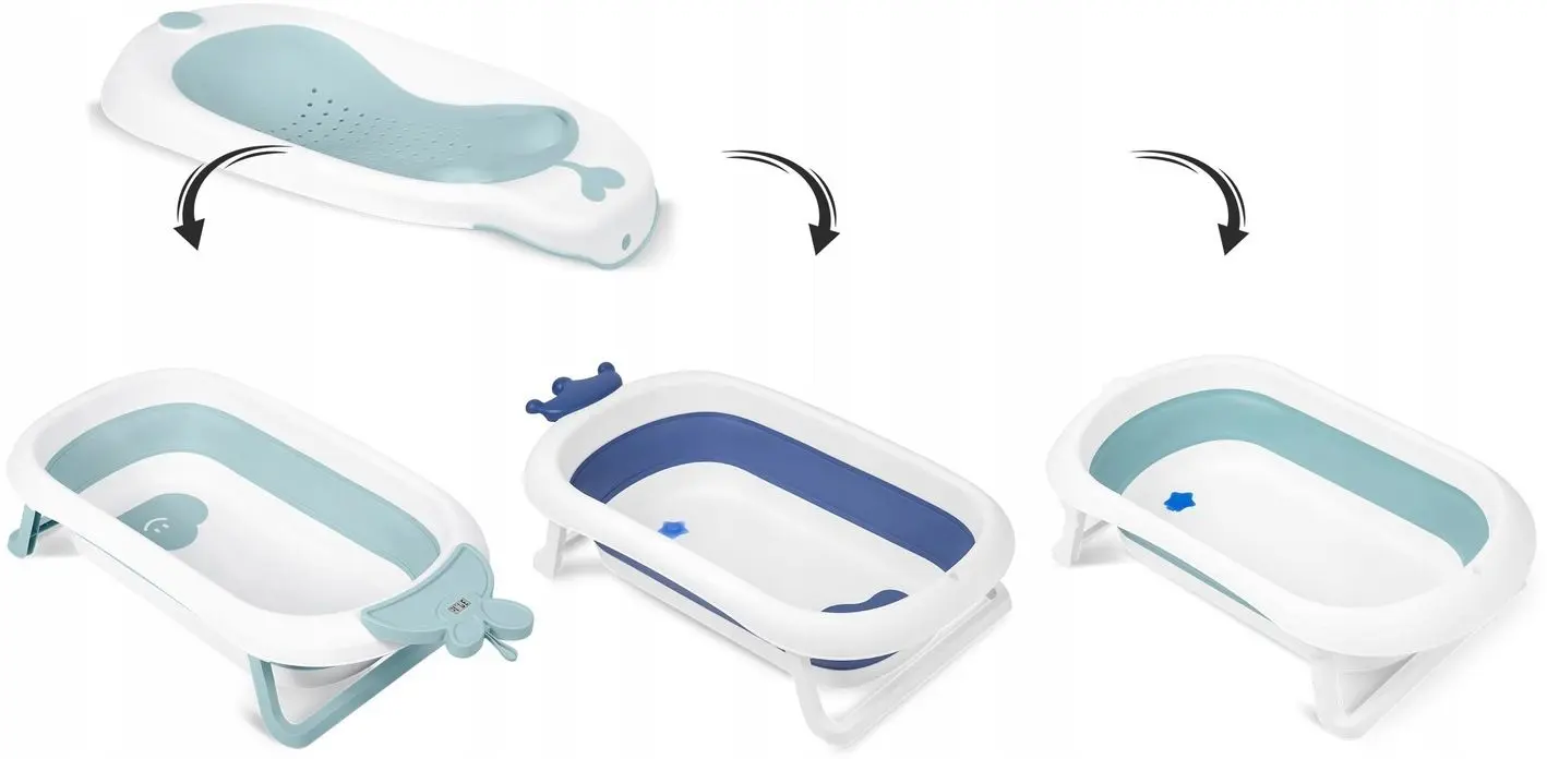 Suport pentru baie Ricokids 728801 (White/Blue)