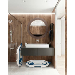 Складная ванночка Ricokids RK-286 728600 (White/Blue) Thumb